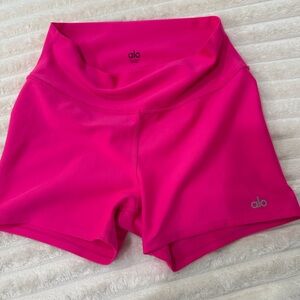 ALO Yoga Women's Bright Pink Athletic Shorts